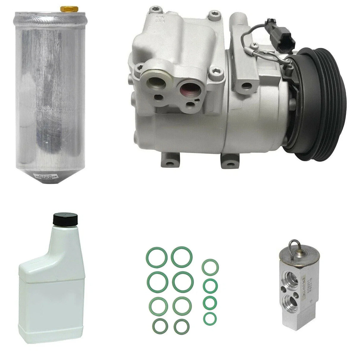 AC Compressor Kit Replacement for Kia Spectra 1.8L (2000–2004)