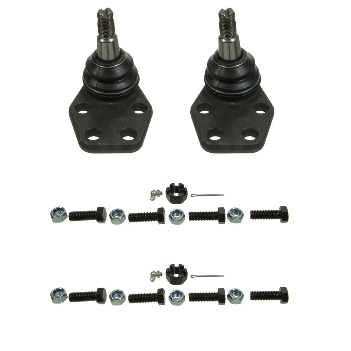 Set of 2 Front Lower Suspension Ball Joints for Dodge Ram 1500 RWD (2000–2001)