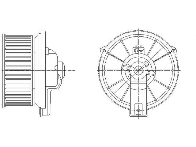Blower Motor for Mazda RX7 1.3L Rotary (1993–1995) N799WK