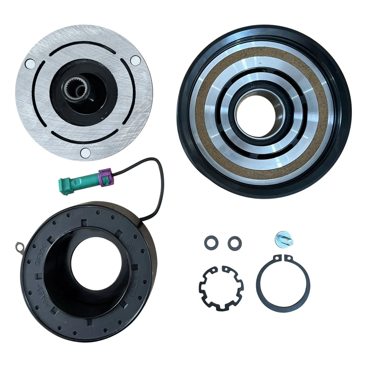 AC Compressor Clutch Replacement for Porsche 911 Turbo 3.8L (2010–2010)