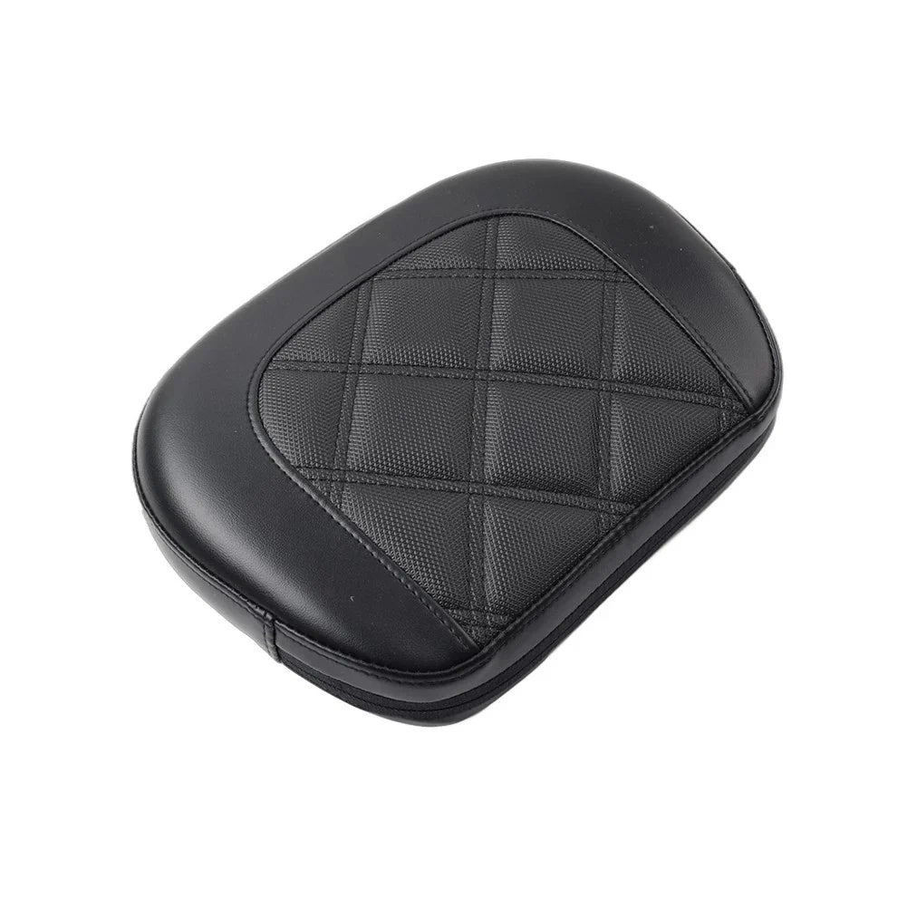 Sissy Bar Backrest Pad for Harley Electra Glide (2014–2023) - Black Stitching