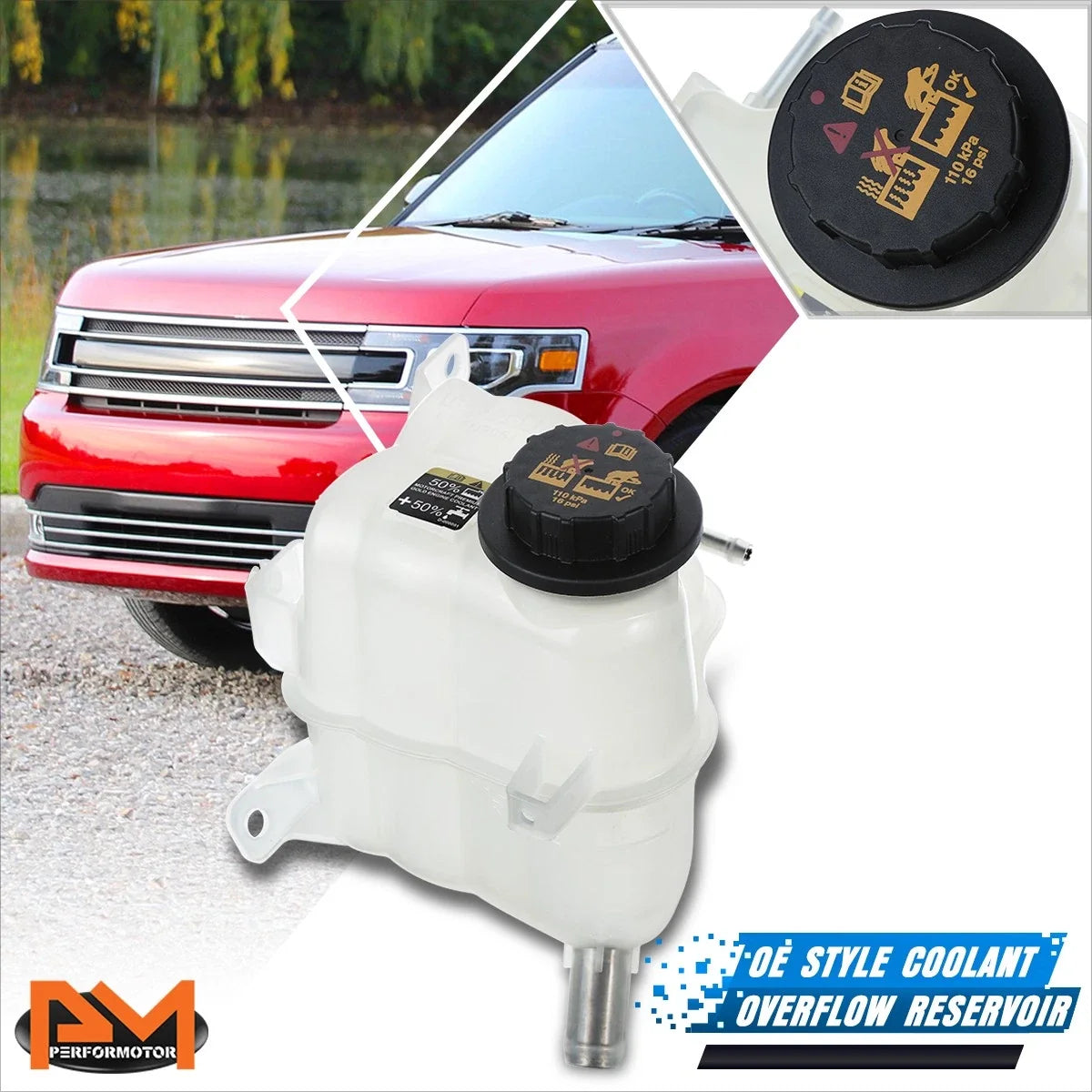 Overflow Reservoir for Ford Flex and Lincoln MKT 2009–2017