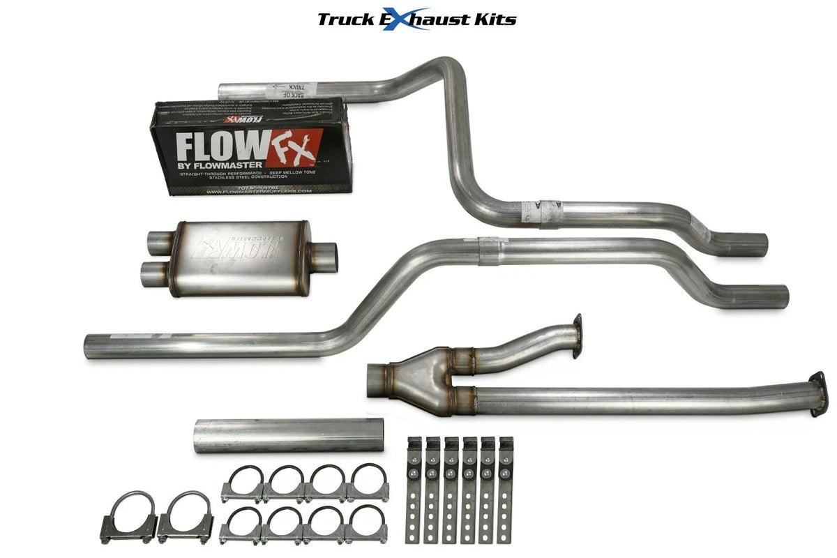Dual Exhaust Kit 2.5" Flow FX Rear Exit for 2009–2013 Toyota Tundra