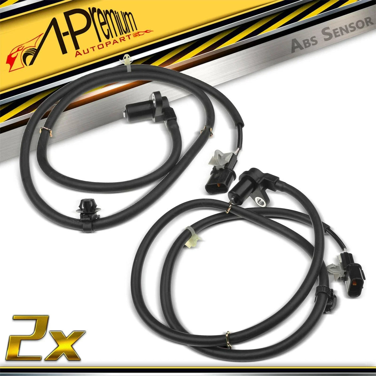 2X Front ABS Wheel Speed Sensor for Mitsubishi Outlander (2003–2006)