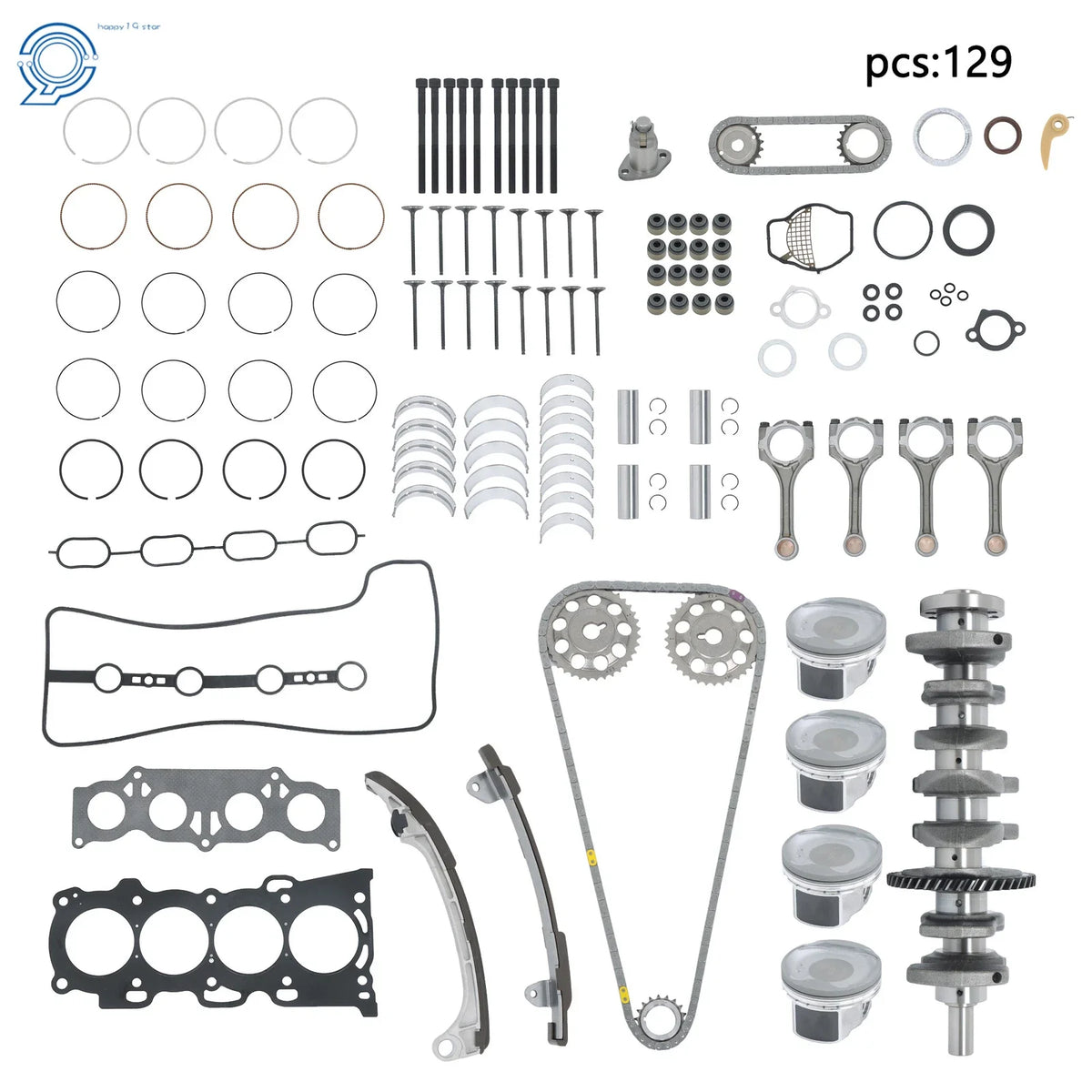 Engine Rebuild Overhaul Kit for Toyota Camry (2AZ-FE, 2002–2006)