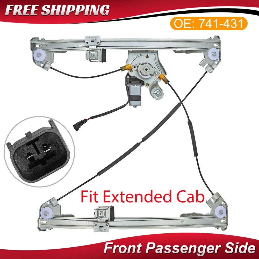 Front Right Window Motor and Regulator for Ford F-150 2004-2008