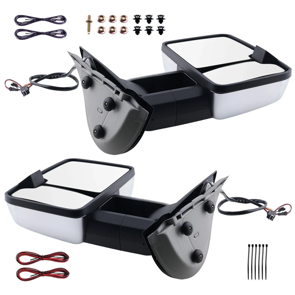 Side Mirror for Tahoe Yukon XL (2007–2013) Power Heated Towing Chrome
