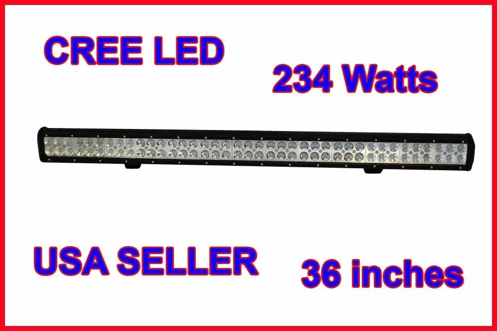 36 Inch LED Work Light Bar 234W CREE for Jeep Off-Road