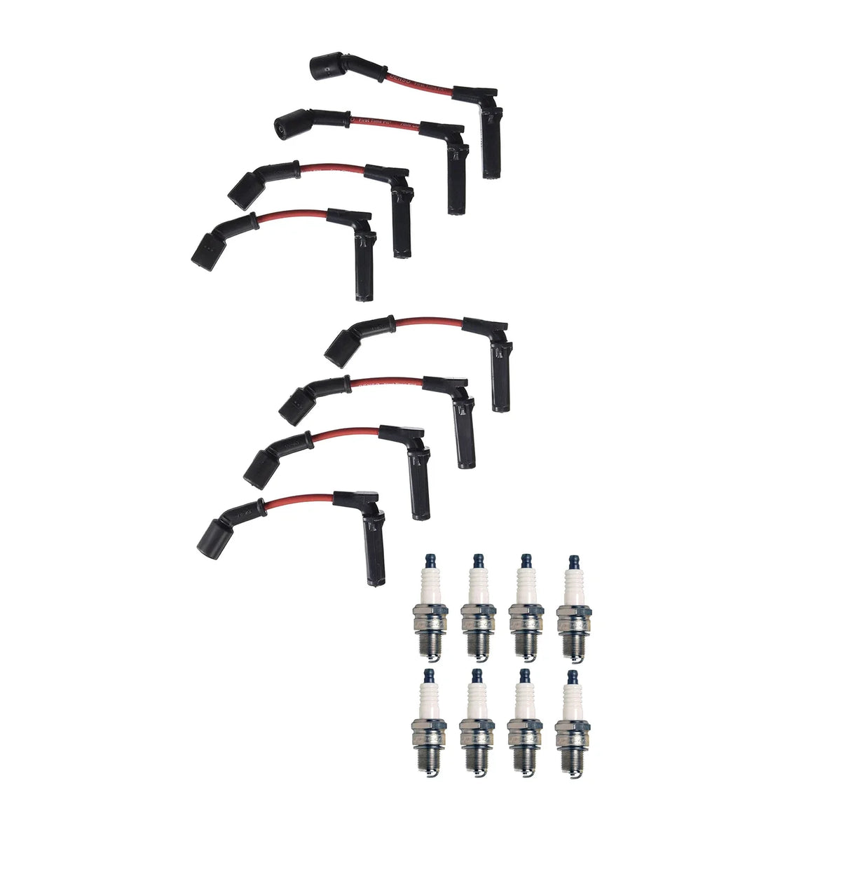 Denso 7mm Wire Set & 8 Iridium Spark Plugs Kit for Chevy V8