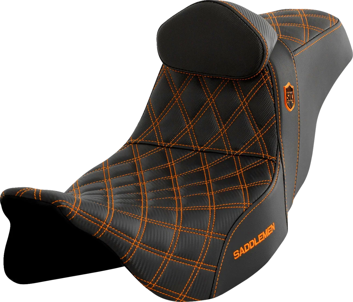 Saddlemen Pro Series SDC Performance Seat with Backrest for