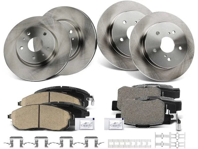 Brake Pad and Rotor Kit for Suzuki SX4 Crossover (2012) MJ547VM