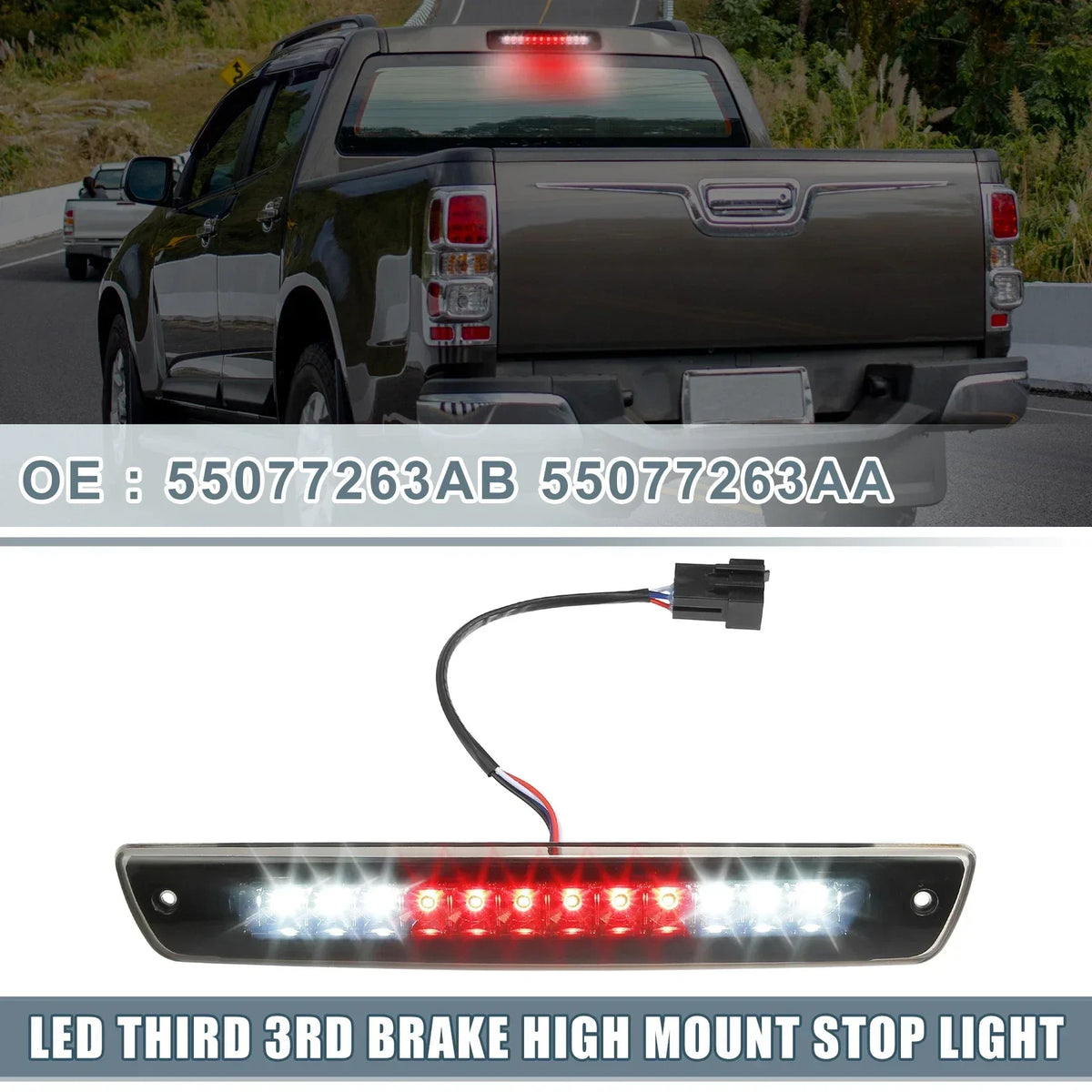 2002-2008 Dodge Ram 1500/2500 High Mount Stop Light - Smoked Lens