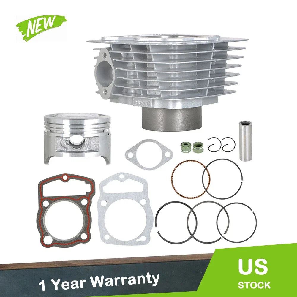 Top End Kit with Piston Rings 63.5mm for Honda CBF200 XR200 XL200 2000-2009