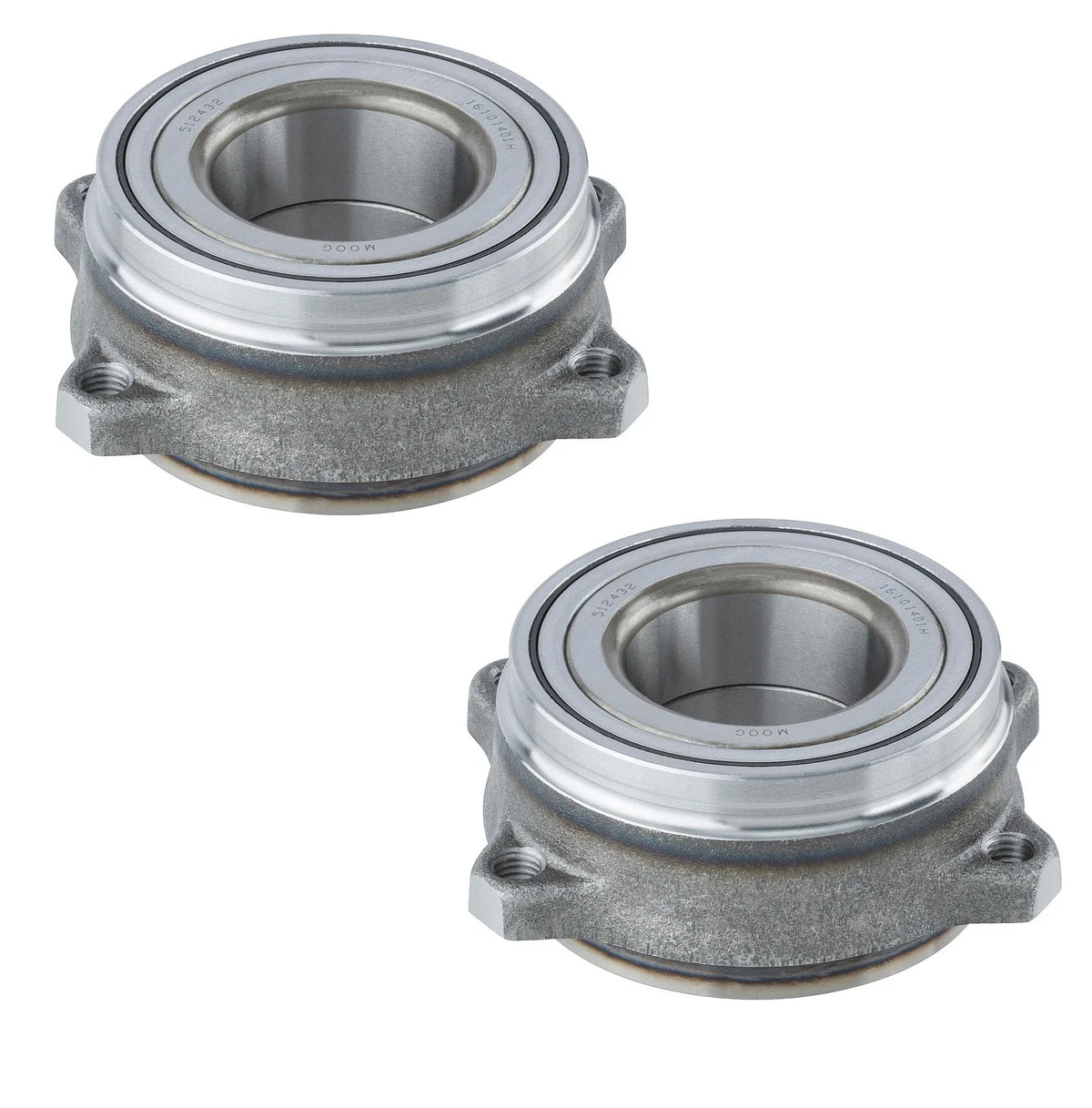 Set of 2 Rear Moog Wheel Bearing Hub Kit for Benz C216 W210 W219 W212 W204