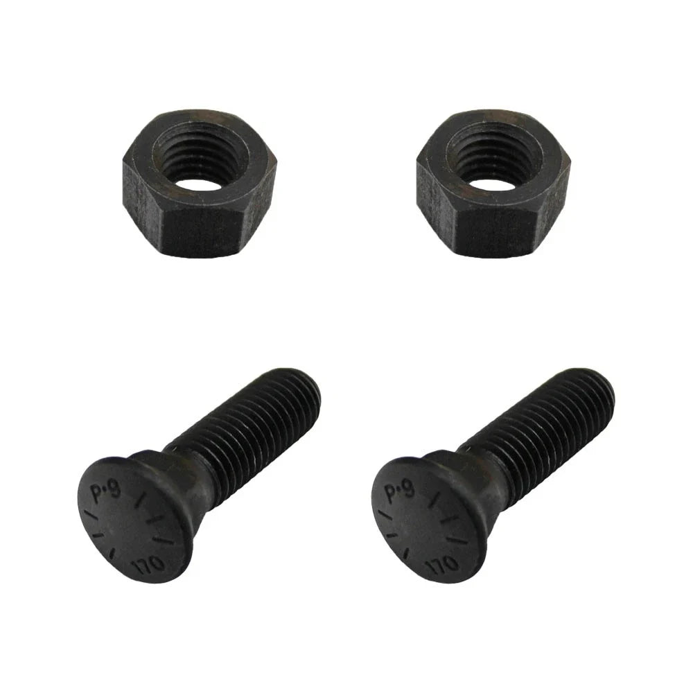10X Plow Bolt & Nut for Blades Cutting Edges 5/8-11x2 1/4 Grade 8 PM06705