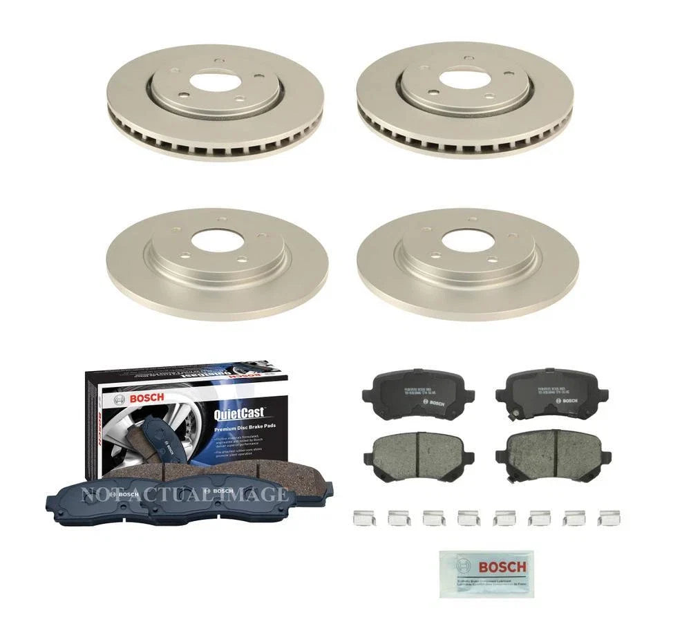 Brake Kit Disc Rotors Pads for Chrysler Dodge VW (302mm & 305mm)
