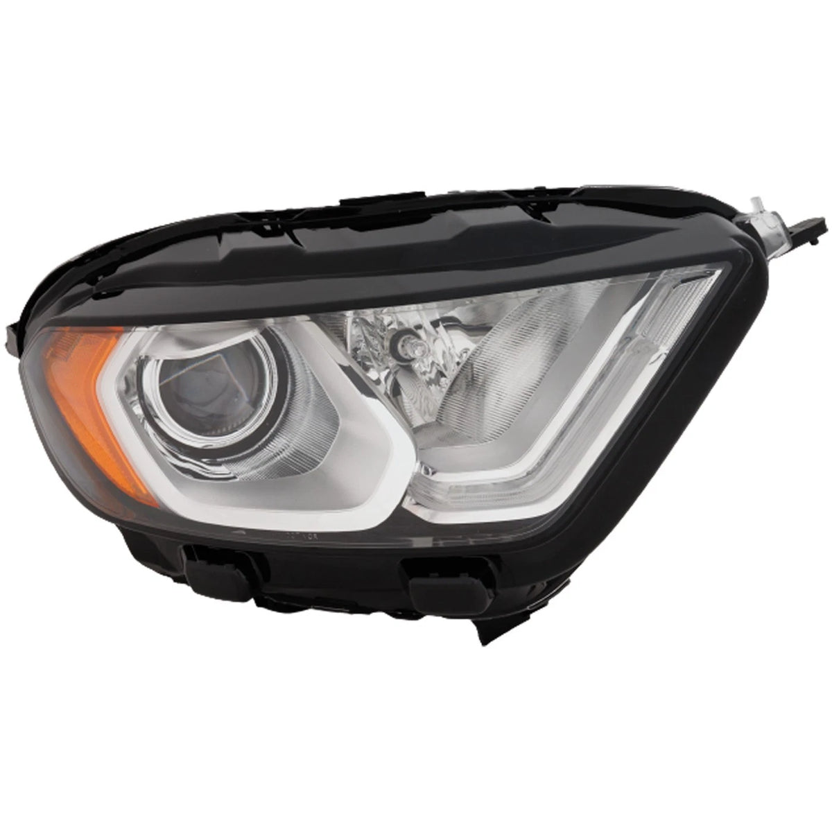 LH RH Headlights for Ford EcoSport (2018–2022) Halogen CAPA Chrome Bezel