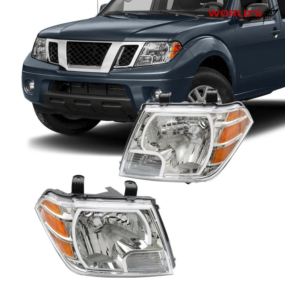 Set of 2 Headlights for Nissan Frontier (2009–2021)