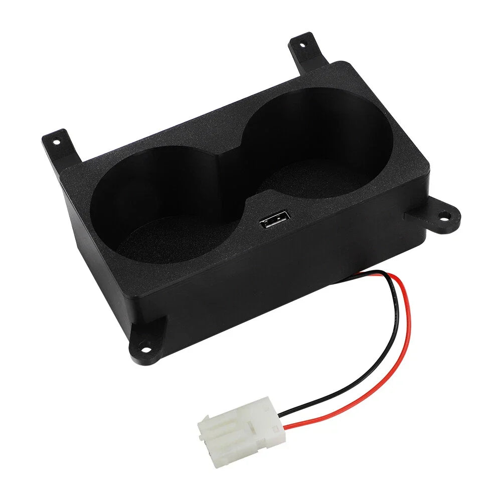 Cup Holders for BMW E38 (1995-2001) - Center Console with 24W USB Charger