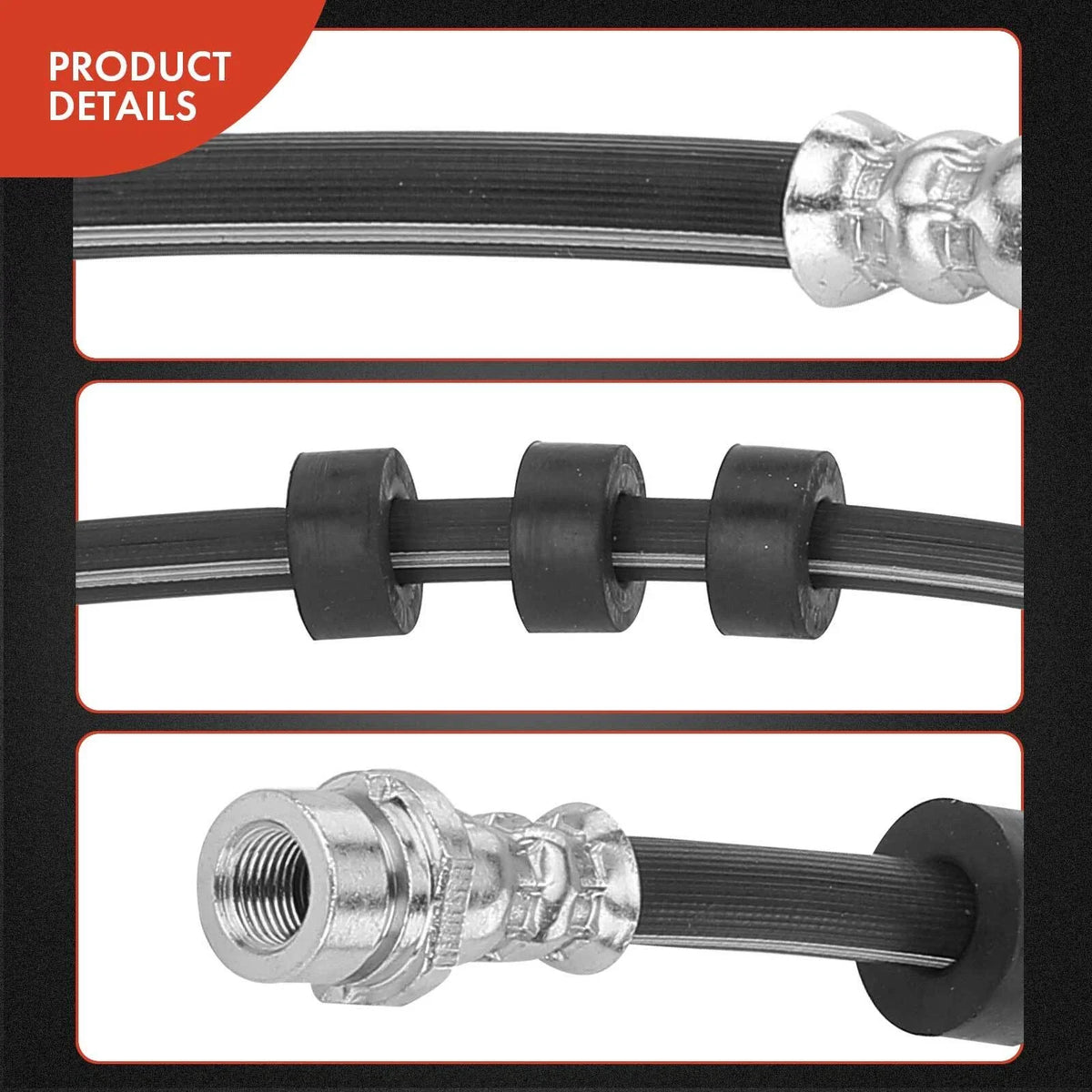 Front Brake Hose Pair for Ford Focus (2005-2007) - 2X