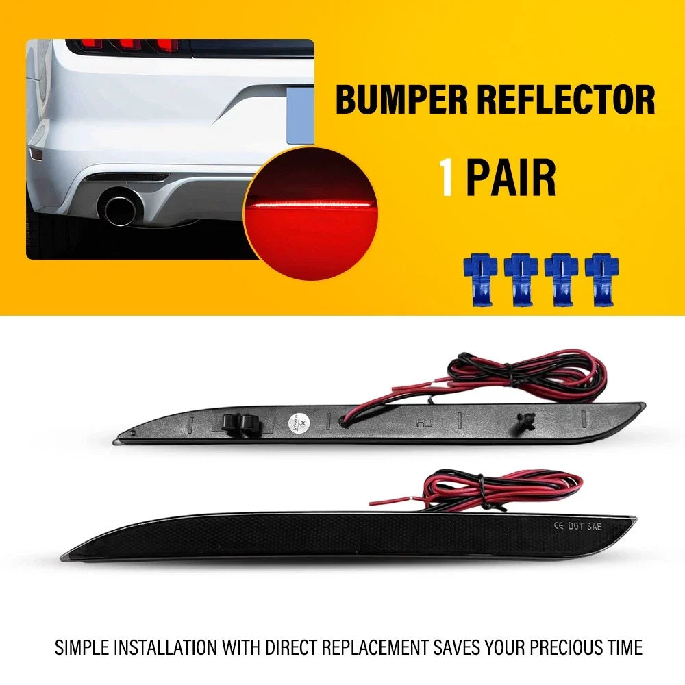 LED Rear Reflector Marker Light for Ford Mustang (2015 to 2017)