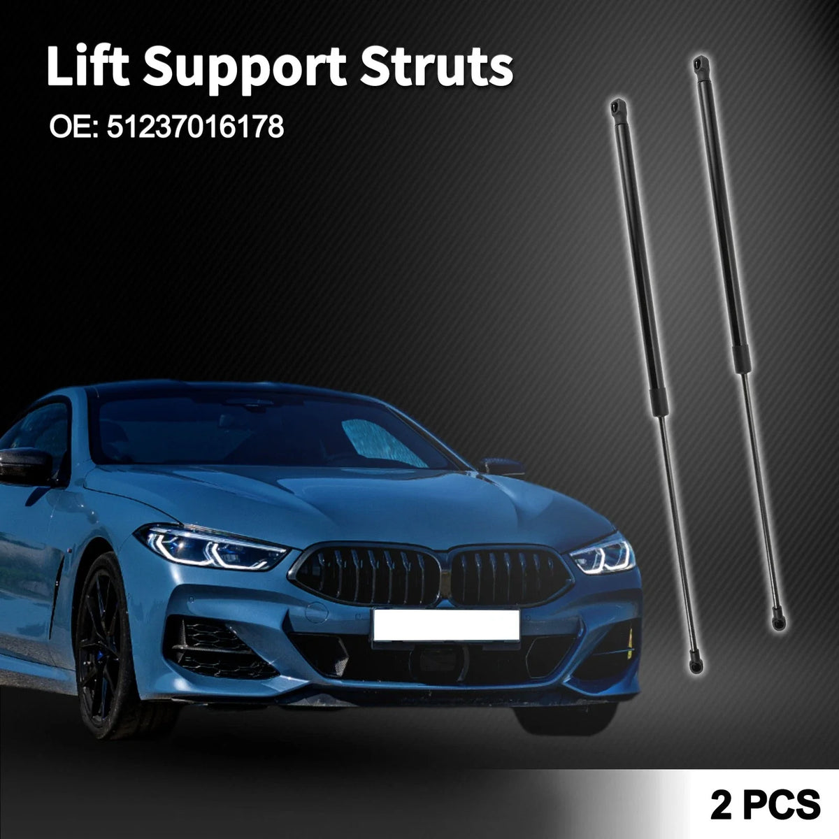 Front Hood Lift Supports Struts No. 51237016178 for BMW Z4 E85 (2003–2008)