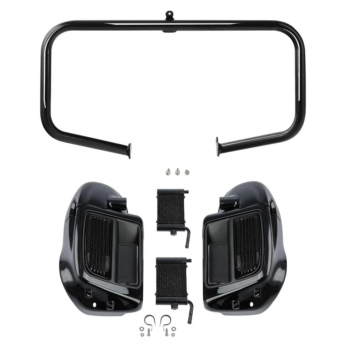 Lower Fairings Radiators Engine Guard Bar for Harley Touring 2014-2024