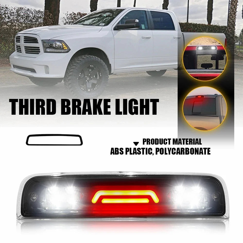 LED 3rd Tail Lights Brake Lamp for Ram 1500 2500 3500 (2009-2018)