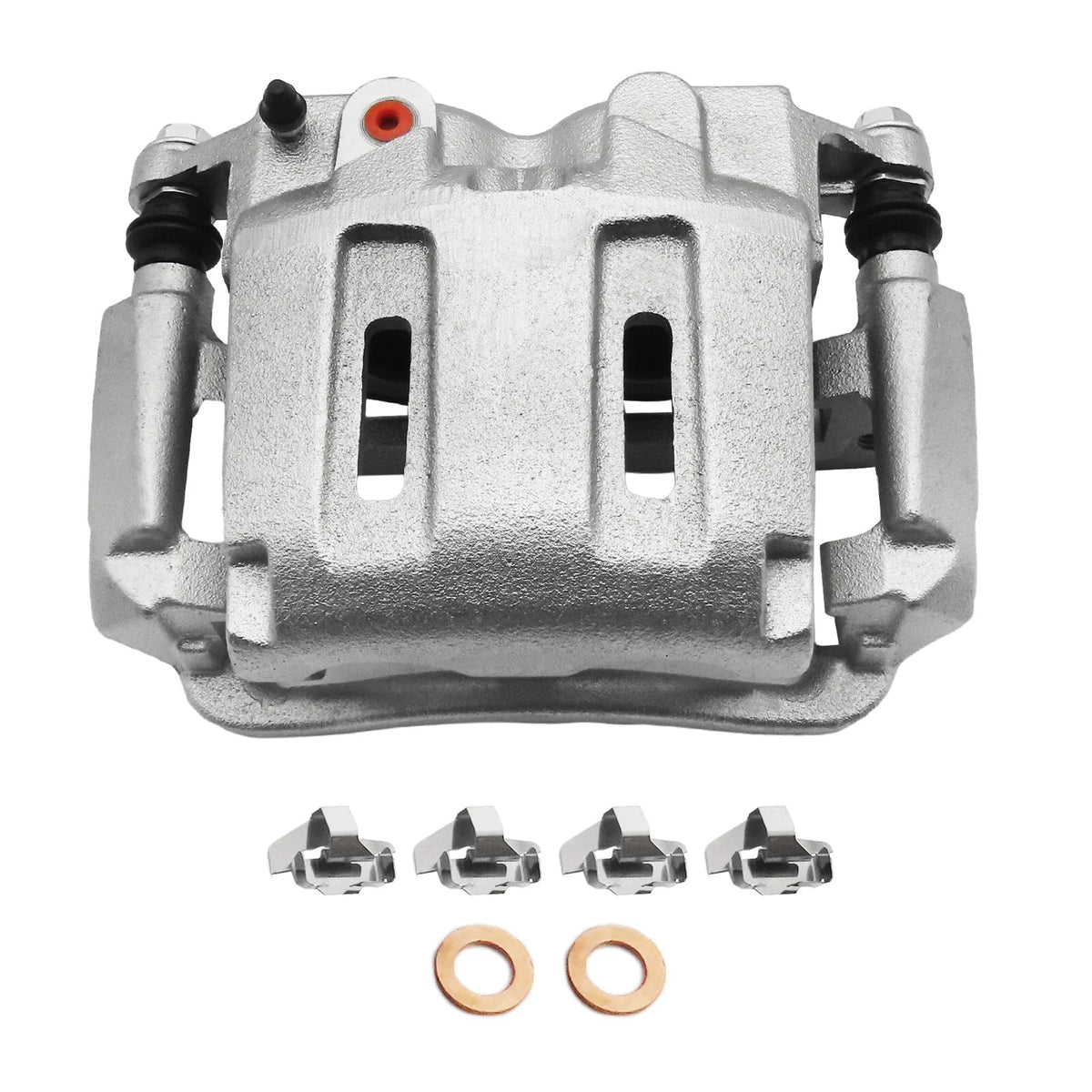 2X Front Brake Calipers with Bracket for Ford Super Duty F-250 F-350 2005-2012