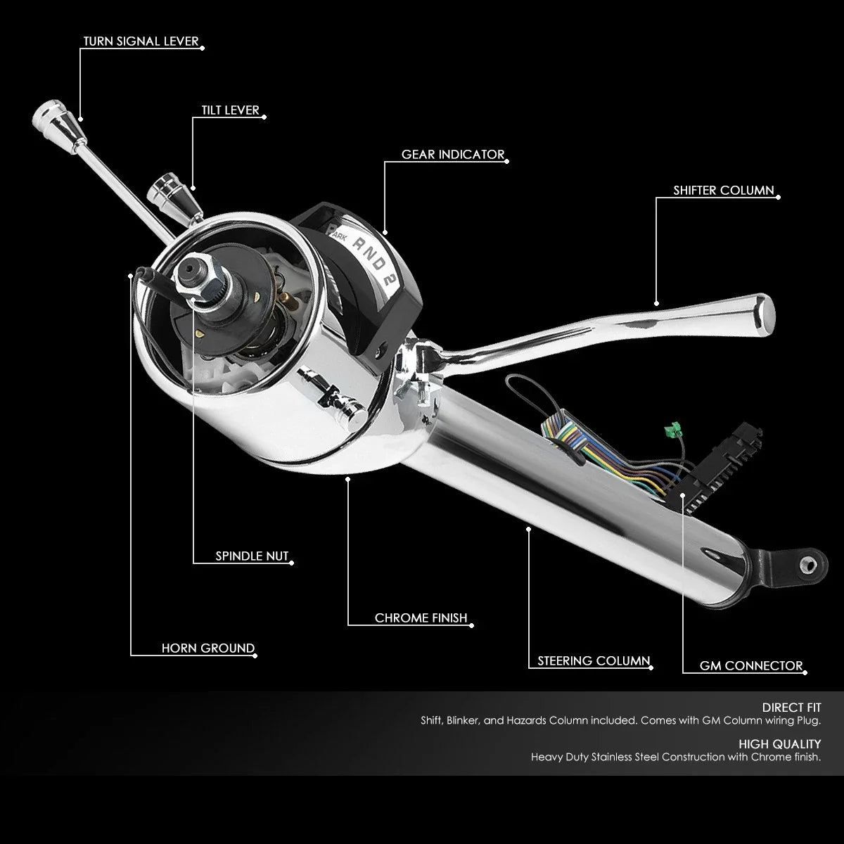 Tilt Lever Steering Column Shifter for 55-59 Chevy GM Hot Rod