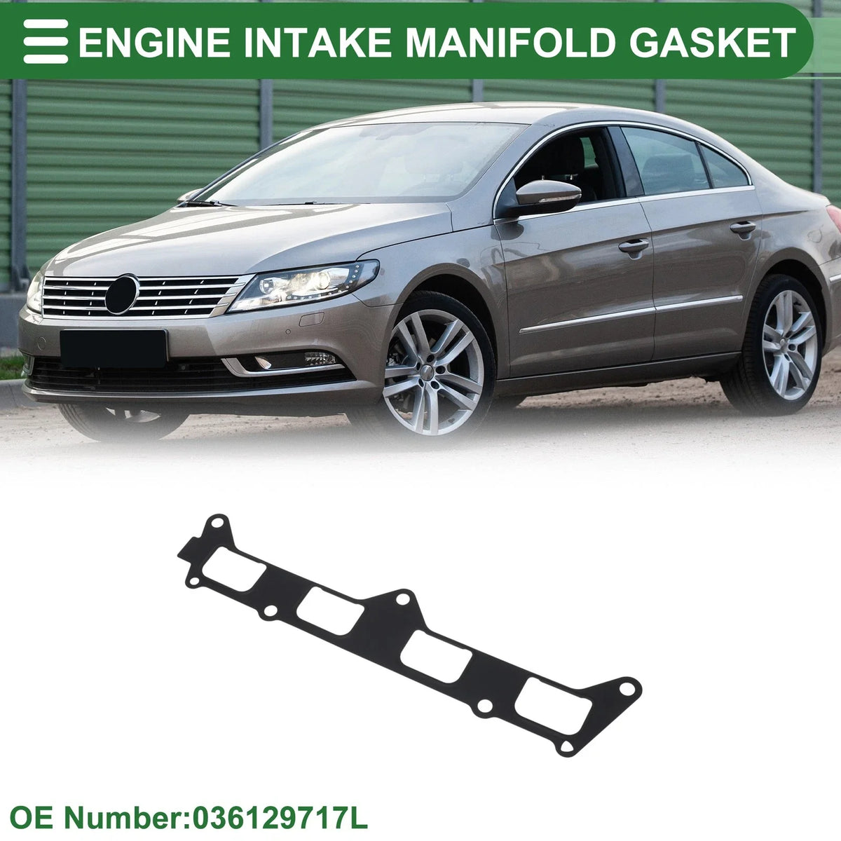Engine Intake Manifold Gasket for Volkswagen Passat (2007–2010) No. 036129717L