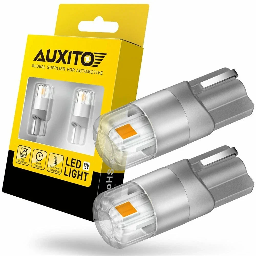 Amber T10 LED Side Marker Light Bulbs 168 194 192 2825 by AUXITO (2010–2023)