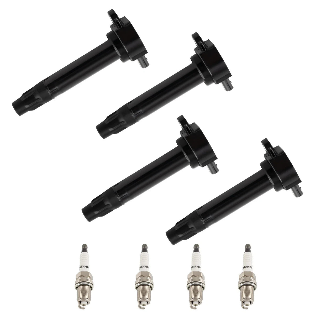 4 Ignition Coils with Iridium Spark Plugs for Jeep Patriot (2007-2017)
