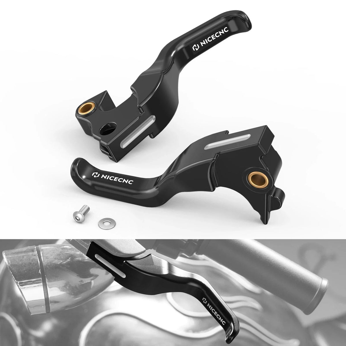 Shorty Brake Clutch Levers for Harley Sportster 1200 (2014-2020)