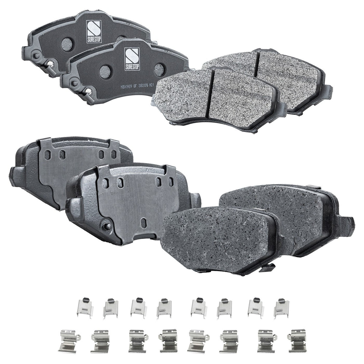 Semi-Metallic Brake Pads Set for Chrysler Town & Country (4 pcs)
