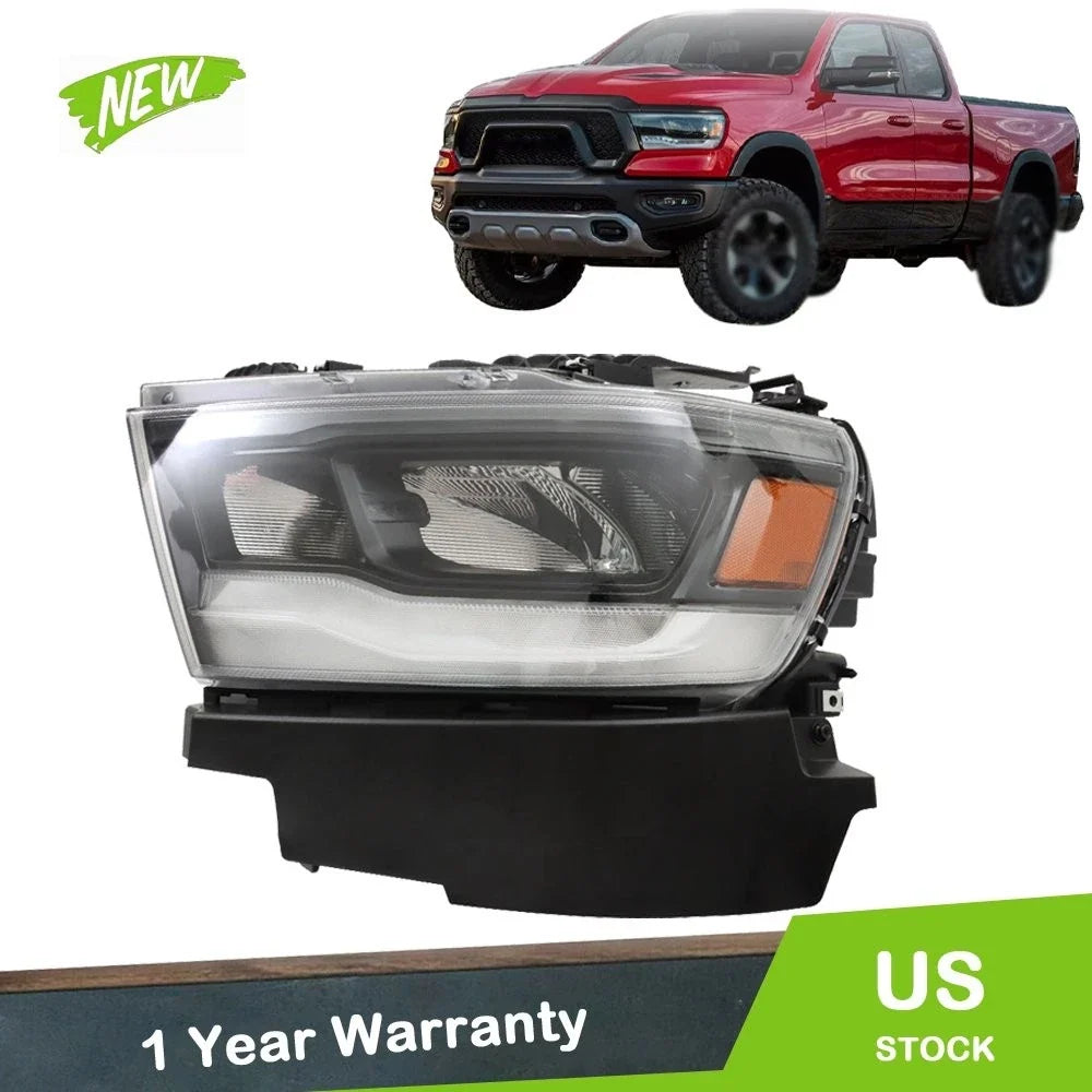 Headlight Assembly for Dodge RAM 1500 (2019–2023) Left Driver Side LED DRL