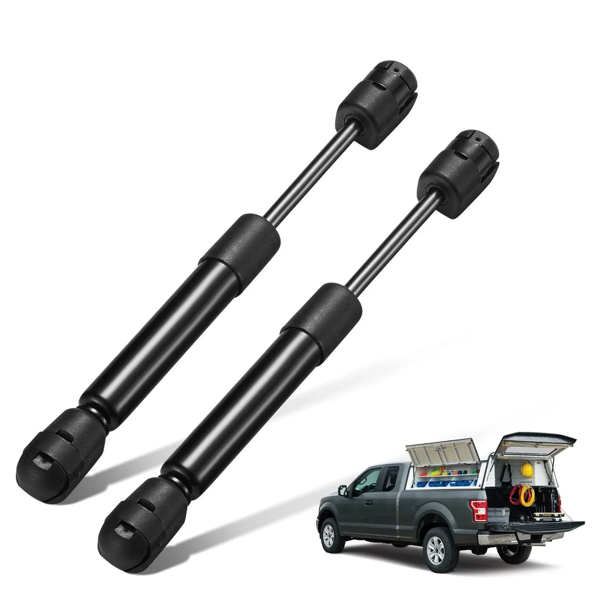 7.5in Gas Struts for Leer Topper Camper Shell Truck Cap Window (2020–2020)