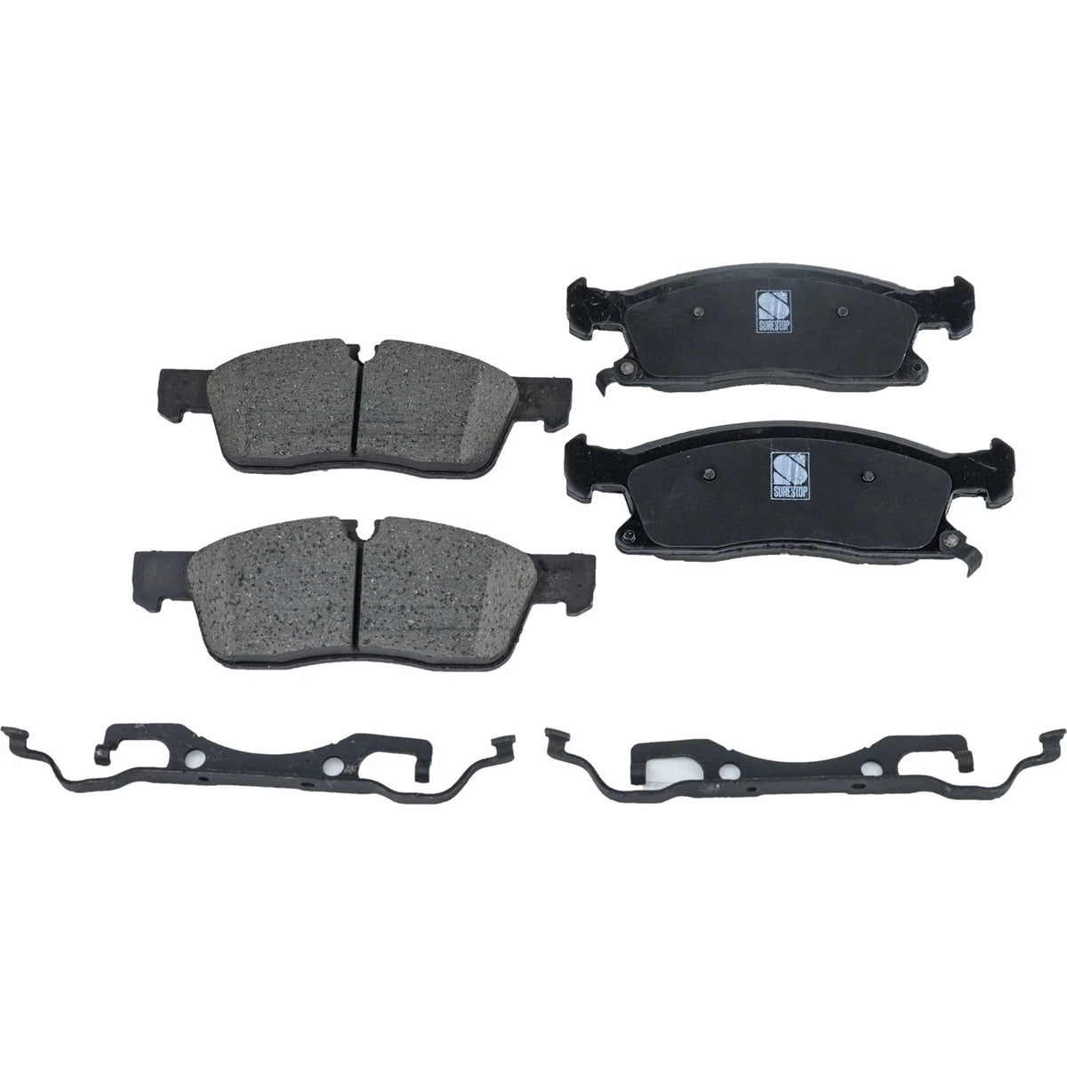 Set of 4 Front & Rear Brake Pads for Dodge Durango Jeep Grand Cherokee (2011–2016)