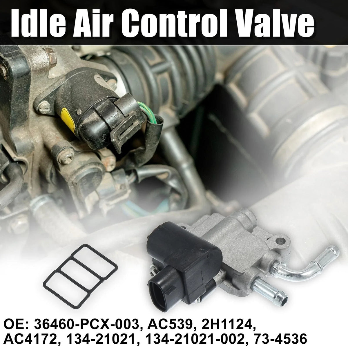 Idle Air Control Valve 36460-PCX-003 with Gasket for Honda S2000 (2000–2005)
