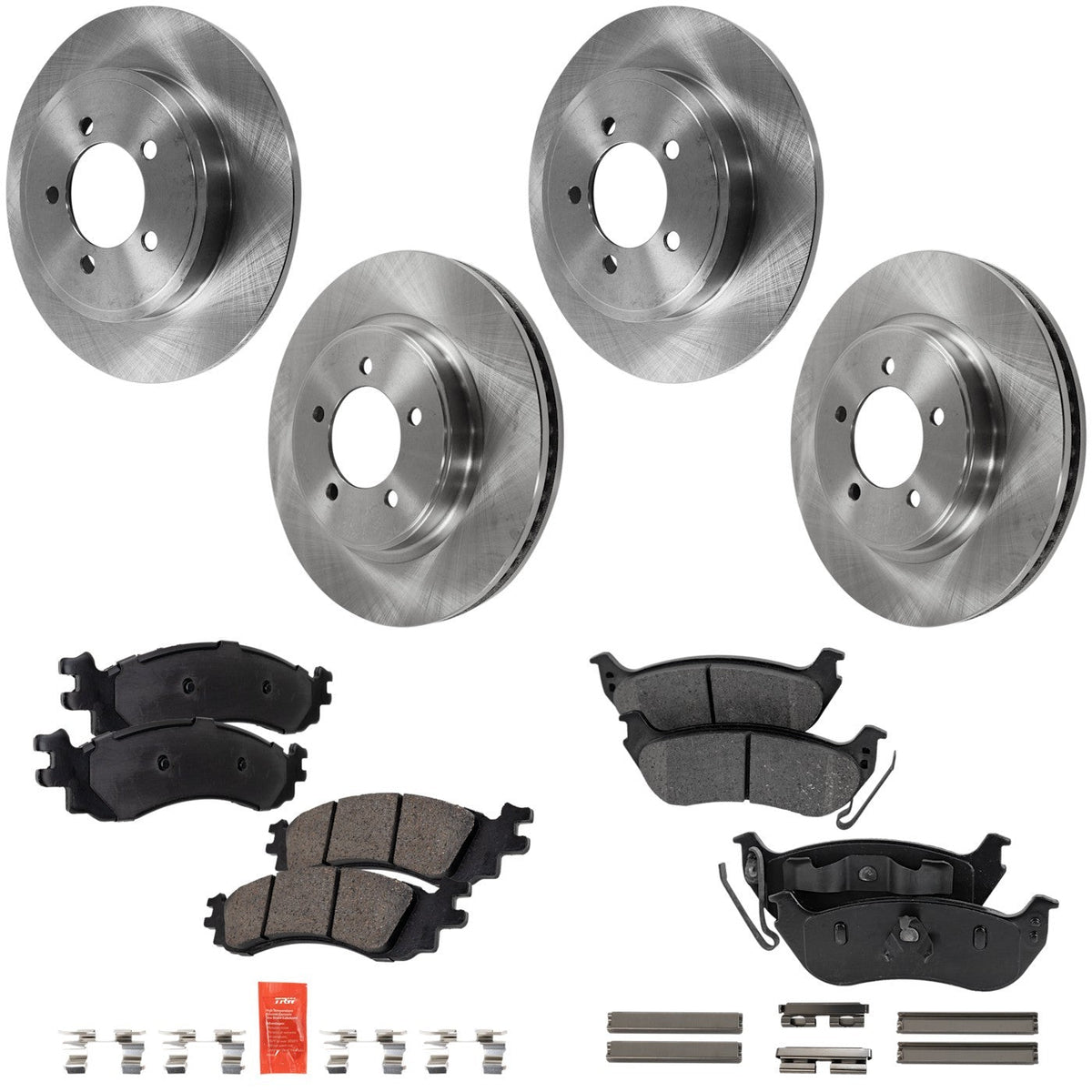 Brake Pads and Disc Rotors Set for Ford Explorer Mountaineer