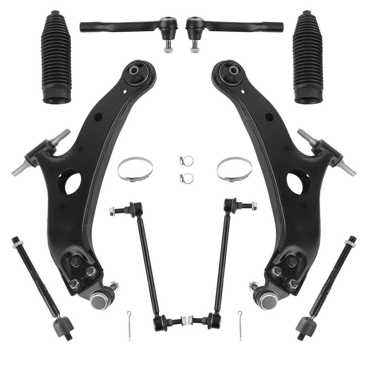 Front Control Arm and Sway Bar End Link Set for Toyota Sienna 2004-2010
