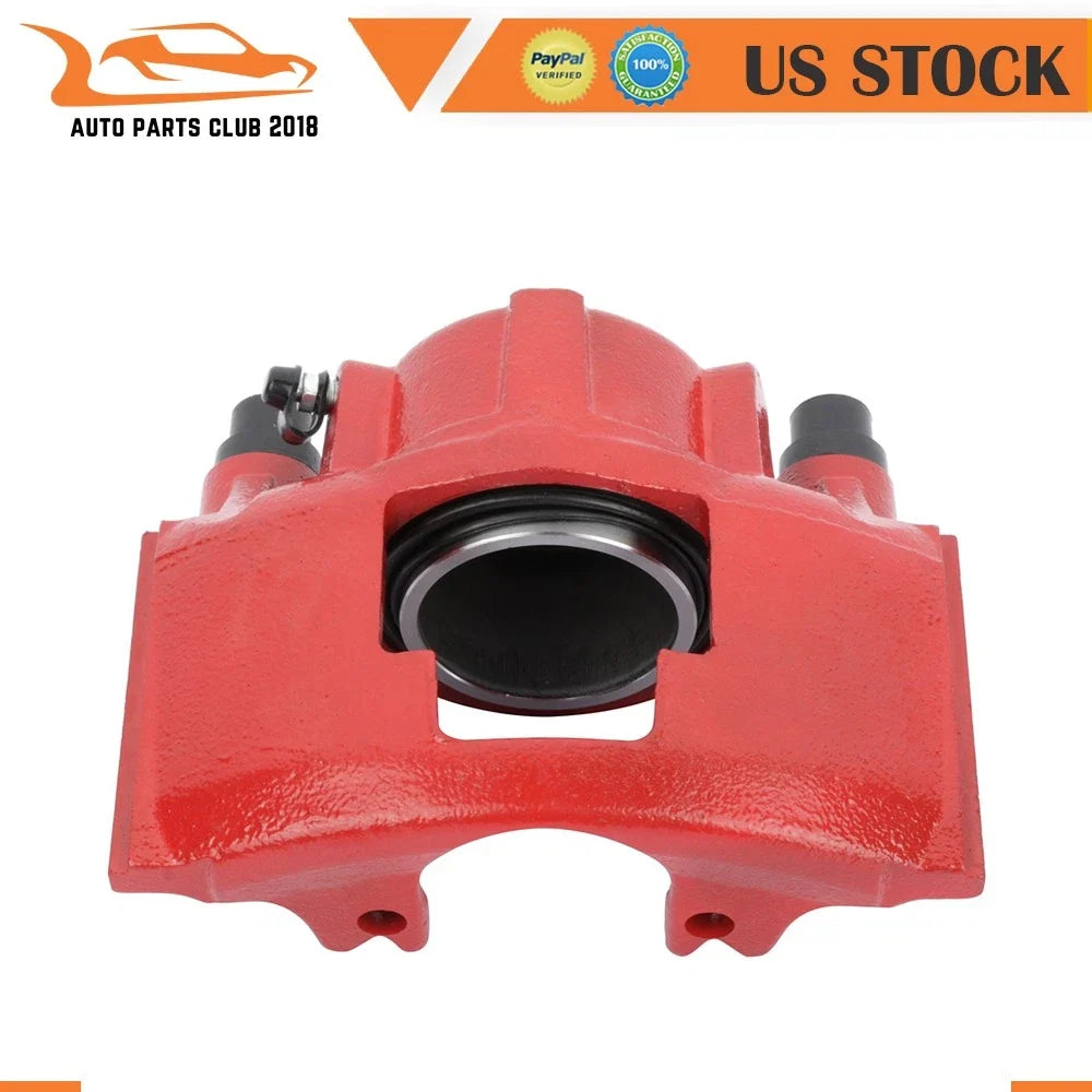 Left Red Brake Caliper Assembly for Chevrolet Express 1500 2500 (1996-2002)
