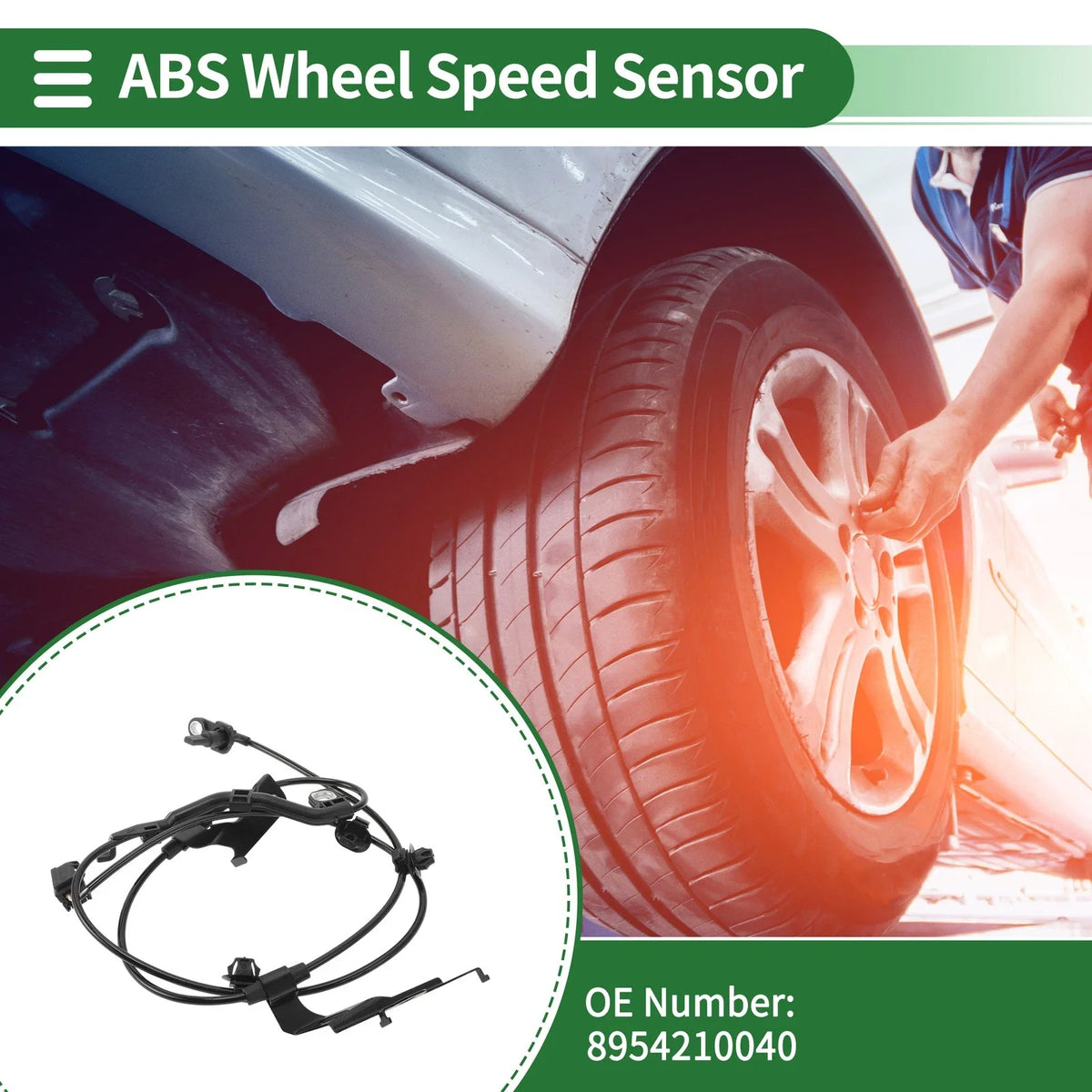 ABS Wheel Speed Sensor No. 8954210040 for Toyota CHR (2018–2020) Front Right