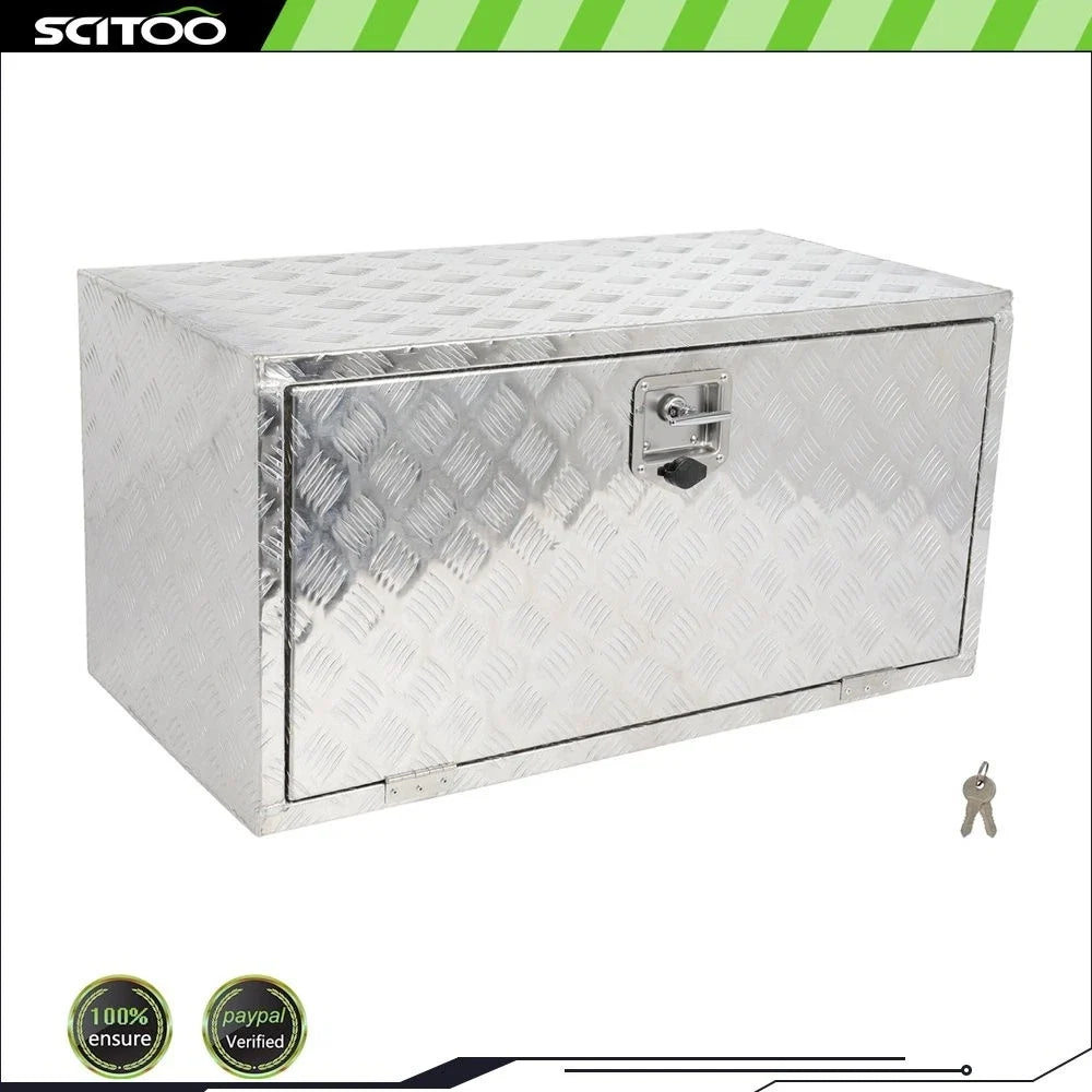 36"x 18"x 18" Tool Storage Box for Trucks - Aluminum