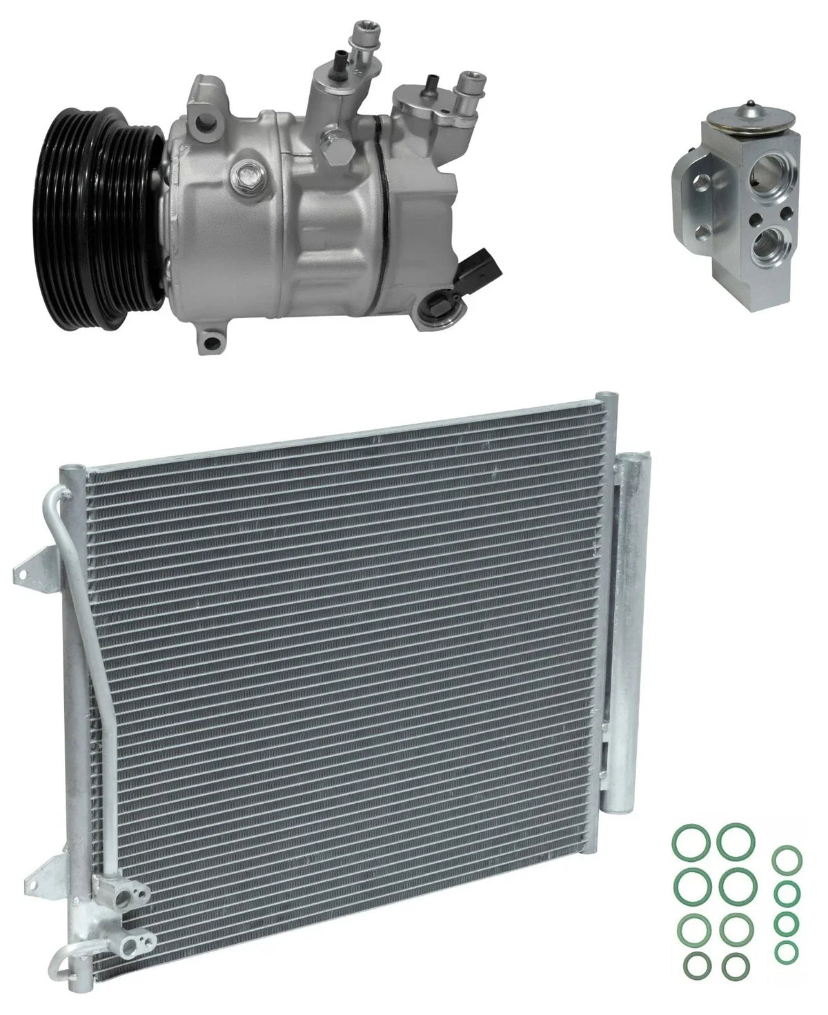 AC Compressor Kit With Condenser for Volkswagen Passat 2.5L (2014–2014)