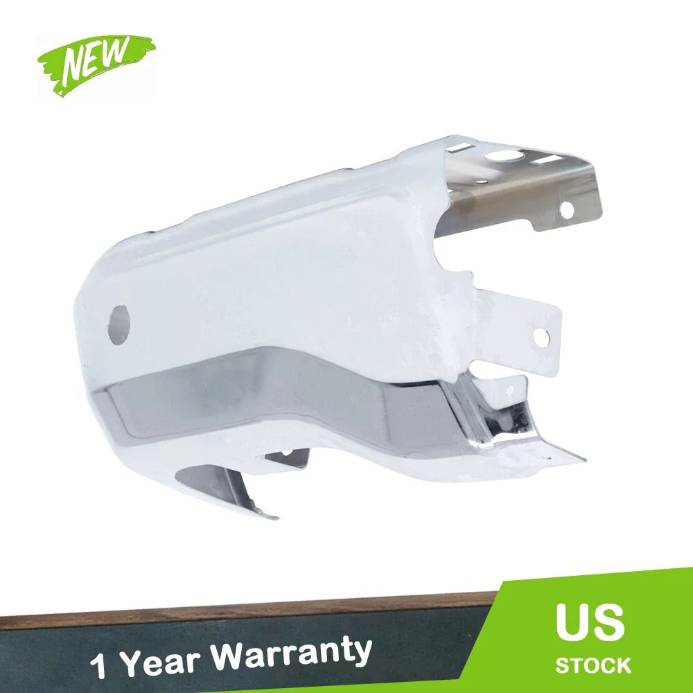 Left Rear Bumper End with Sensor Hole Chrome for Ford Ranger (2019–2023)