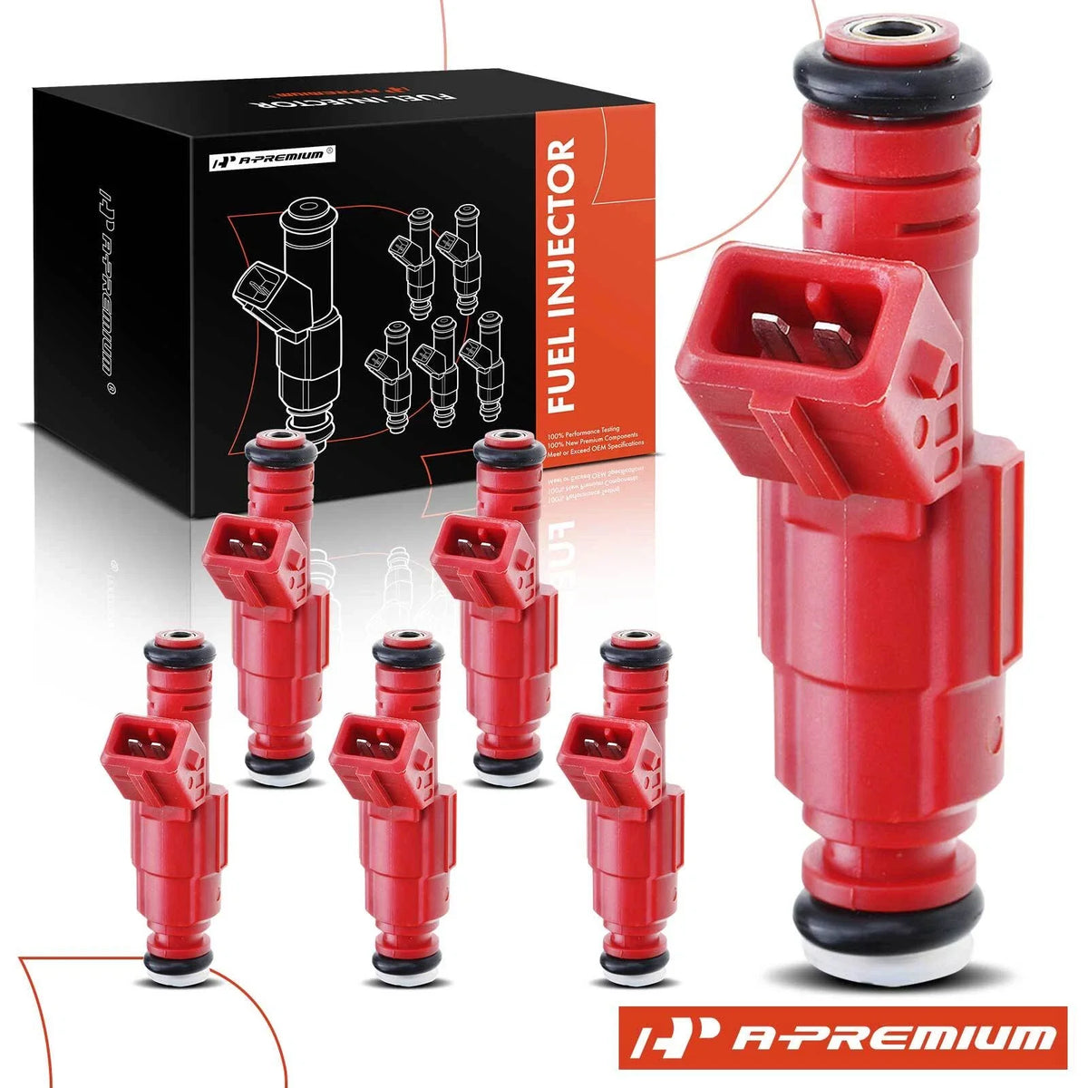 6X Fuel Injector for Ford Explorer, Aerostar, Ranger (1997–1998)