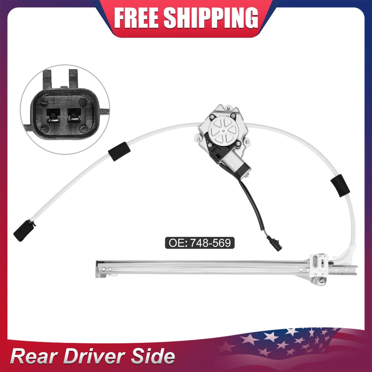 Window Regulator Assembly with Motor for Jeep Liberty (2002-2007)