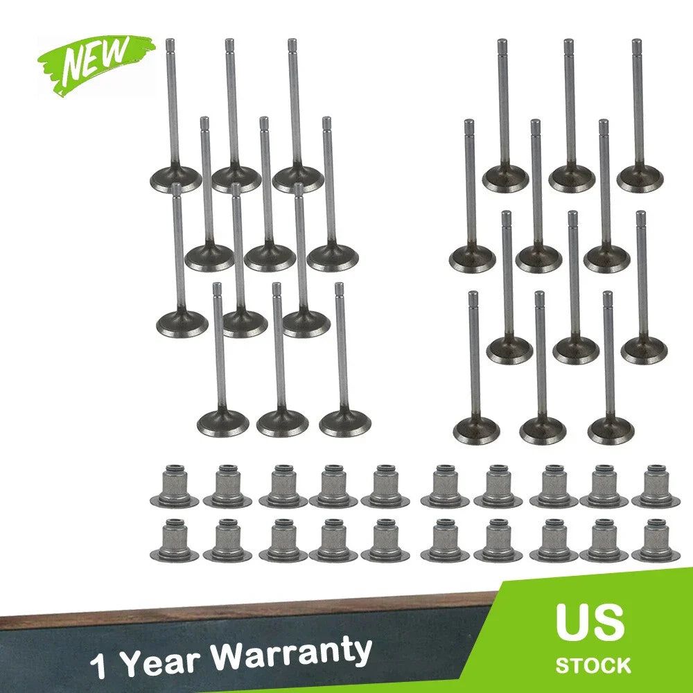 Exhaust Intake Valve Kit for GMC Pontiac Buick Cadillac Saturn 3.6L 2004-2019