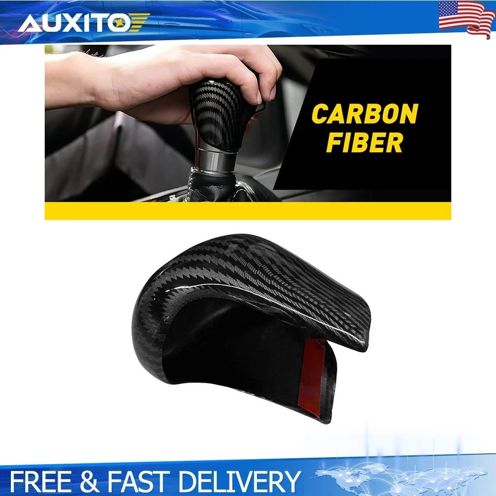 Carbon Fiber Gear Shift Knob Cover for Honda CR-V HR-V (2023–2025)